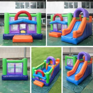 Commercial Bounce House with Slide Commercial Combo Bounce House